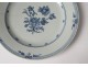 Hollow plate porcelain plate Company India white-blue garden Kangxi 18th