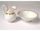 Table service coffee dinette child porcelain Paris gilding mugs nineteenth