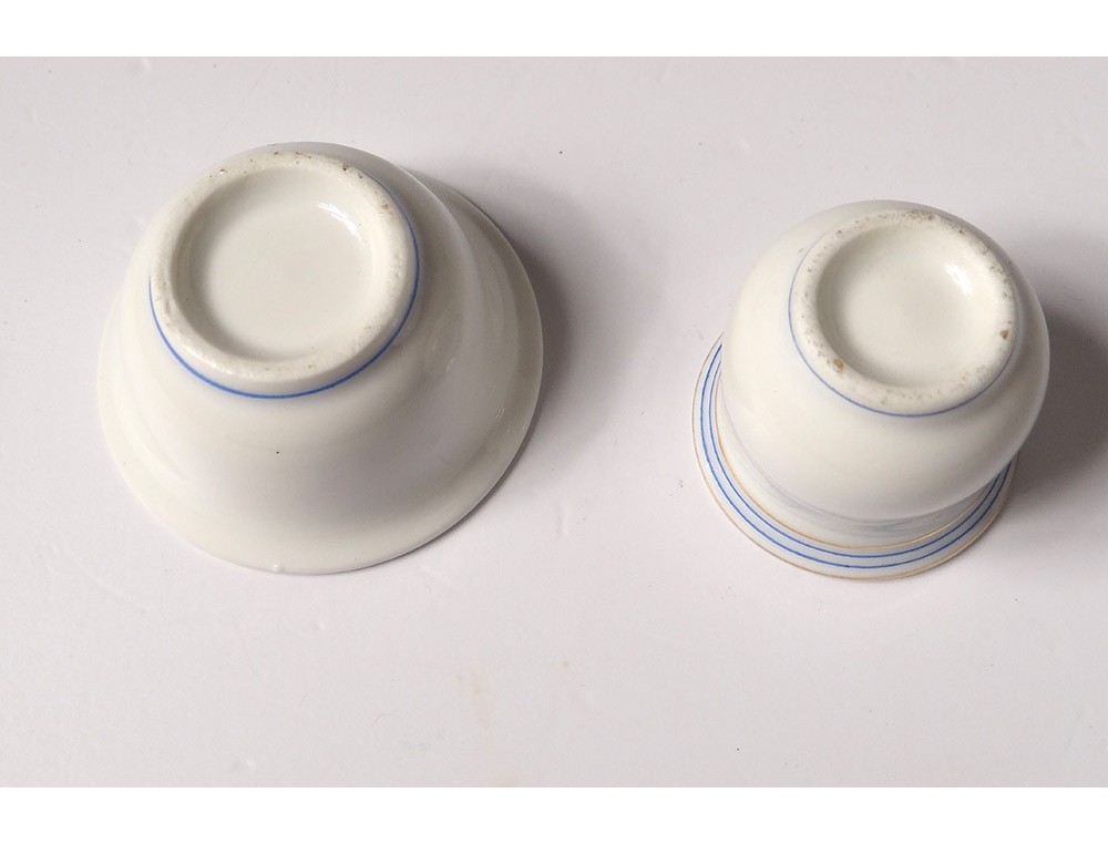 ELEMENTS SERVICE DE Toilette Miniature Ancien - Porcelaine - Poupee