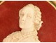 Miniature bas-relief ivory portrait Catherine de Medici Heckmann Paris 20th