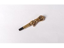 19th century solid gold watch key