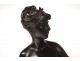 Bronze sculpture Mathurin Moreau Diane huntress woman bow arrow nineteenth