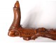 Cane monoxyle Popular Art carved wood Thorny Eve snake bishop 1882