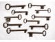 Lot 11 key old wrought iron keys antique castle key eighteenth nineteenth