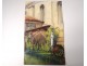 2 watercolor drawings church Cordon Haute-Savoie river barque clipet twentieth