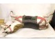 Carousel horse carved wooden polychrome 19th century