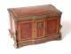 Inox tea box amber bronze loupe Martin Tiefenbruner Paris nineteenth