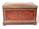 Inox tea box amber bronze loupe Martin Tiefenbruner Paris nineteenth