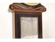Pendulum terminal Charles X thermometer rosewood inlay Brocot nineteenth