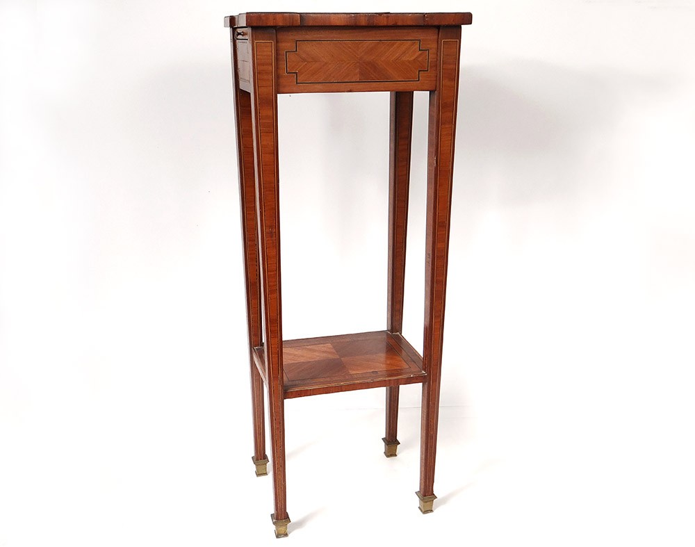 Small Table Flying In Cabaret Living Room Marquetry Wood Pink