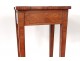 Small flying table cabaret living room wood marquetry rose bronze nineteenth