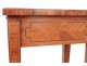 Small flying table cabaret living room wood marquetry rose bronze nineteenth