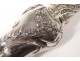 Sterling silver shaker Minerva goldsmith Jules Monney flowers 140gr nineteenth