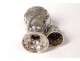 Sterling silver shaker Minerva goldsmith Jules Monney flowers 140gr nineteenth