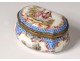 Little box set porcelain Paris Samson scene gallant landscapes twentieth