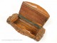 Snuffbox Corozo carved flowers, work in Marin, nineteenth