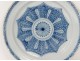 Large round Dutch Delftware Delft Rose Flower 17th Century