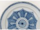 Large round Dutch Delftware Delft Rose Flower 17th Century