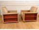 Pair armchairs leather club vintage library armchairs 1980 twentieth century