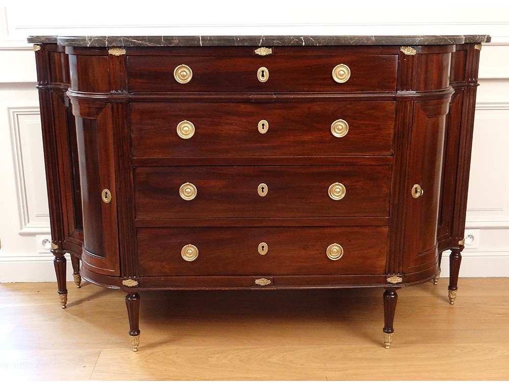Large Chest Of Drawers Louis Xvi Half, Large Chest Of Drawers Dresser
