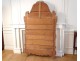 Large mirror Regency carved wood gilded painted colocynth flowers ice eighteenth