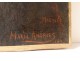 HST painting man reading Vanity Skulls Maria Andries Belgian School Nineteenth