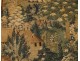 Tapestry Aubusson gallant scene Green Galant landscape green mill eighteenth