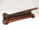 Cutter old bread slicer slicer wood brass steel nineteenth century