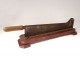 Cutter old bread slicer slicer wood brass steel nineteenth century
