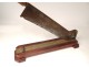 Cutter old bread slicer slicer wood brass steel nineteenth century