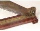 Cutter old bread slicer slicer wood brass steel nineteenth century