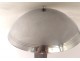 Desk lamp Art Deco mushroom rosewood chrome glass twentieth century