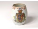 Porcelain armorie cream jar Company India coat of arms coat of arms eighteenth