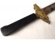 Knife dagger hunt hunting horn horn bronze boars Couleaux Klingenthal 19th