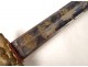 Knife dagger hunt hunting horn horn bronze boars Couleaux Klingenthal 19th