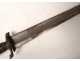 Hunting knife dagger hunting horn bronze barrel head wolf nineteenth century