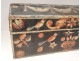 Wedding chest Norman wood polychrome birds flowers eighteenth century