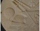 White Marble Bas Relief Sculpture Attributes Knowledge Culture Nineteenth World