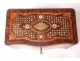 vBox tea marquetry loupe amboine rosewood nacre Napoleon III nineteenth