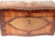 vBox tea marquetry loupe amboine rosewood nacre Napoleon III nineteenth