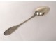 Lot 6 spoons solid silver Vieillard Paris 133gr spoon nineteenth