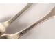 Solid silver cutlery Farmers General Rennes crest 154gr silver XVIII