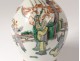 Chinese porcelain vase characters mandarin women garden landscape nineteenth