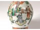 Chinese porcelain vase characters mandarin women garden landscape nineteenth