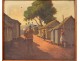 HST painting Jean Rambinintsoa village Madagascar characters landscape twentieth