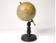 Earth Globe Geosphere Geographer Joseph Forest Paris Blackened Wood Nineteenth