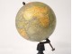 Earth Globe Geosphere Geographer Joseph Forest Paris Blackened Wood Nineteenth