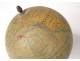 Earth Globe Geosphere Geographer Joseph Forest Paris Blackened Wood Nineteenth