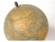 Earth Globe Geosphere Geographer Joseph Forest Paris Blackened Wood Nineteenth