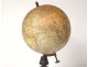 Earth Globe Geosphere Geographer Joseph Forest Paris Blackened Wood Nineteenth